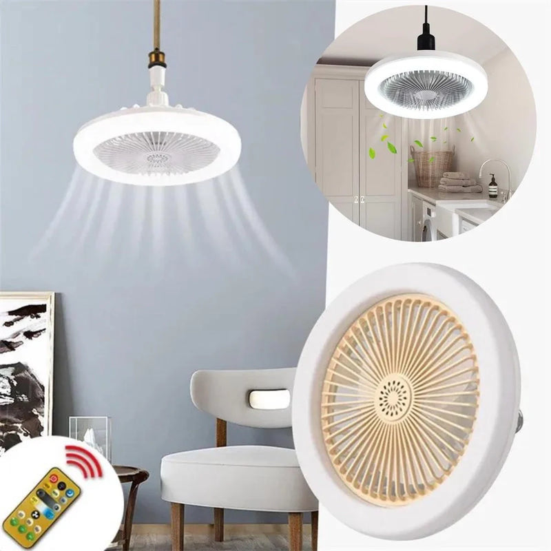 (COMPRE 1 LEVE 2) Luminária LED com Ventilador